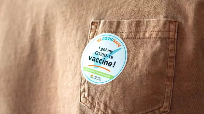 Marisol benitez covid vaccine sticker