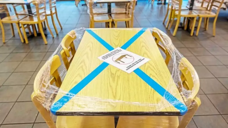 Closed tables and businesses covid collaborative